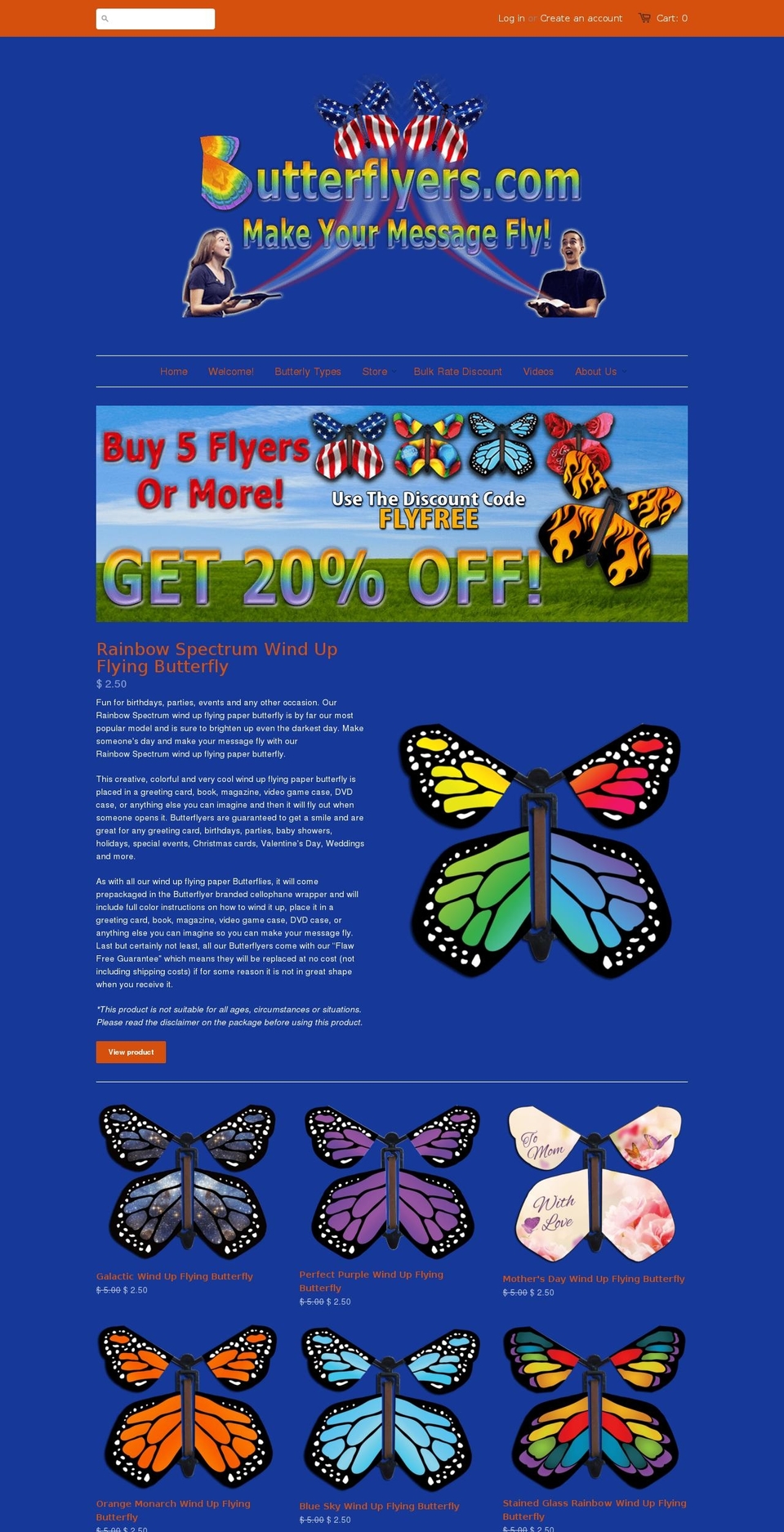 magicflyers.net shopify website screenshot