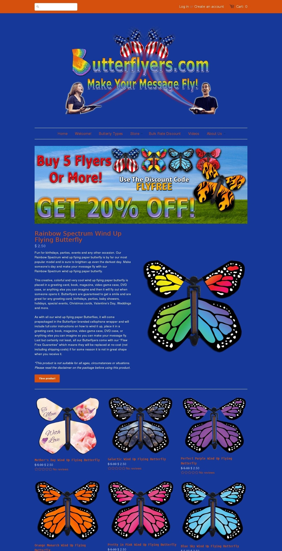 magicflyerusa.org shopify website screenshot