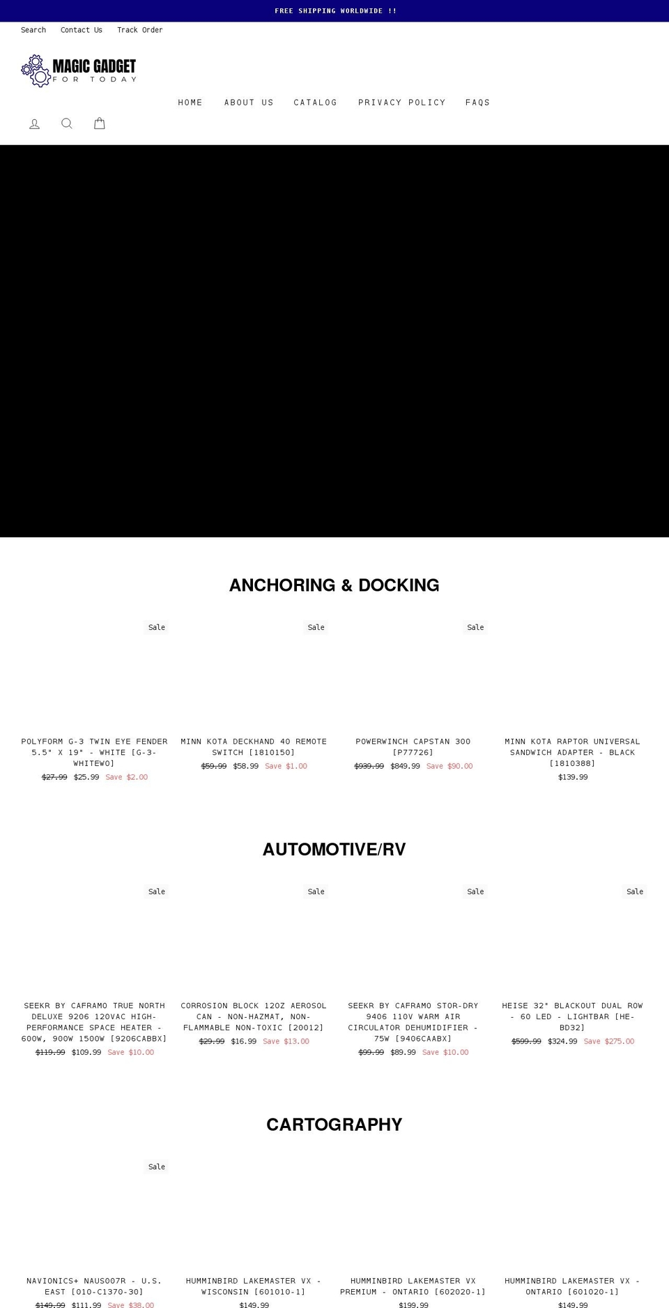 magicgadgetfortoday.com shopify website screenshot