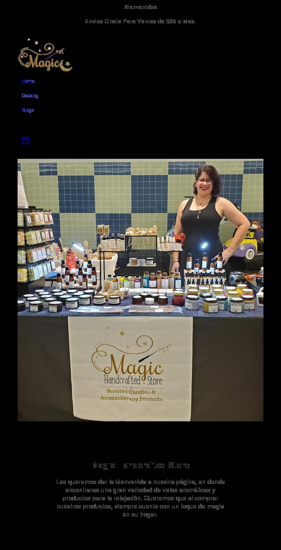 magichandcraftedstore.com shopify website screenshot