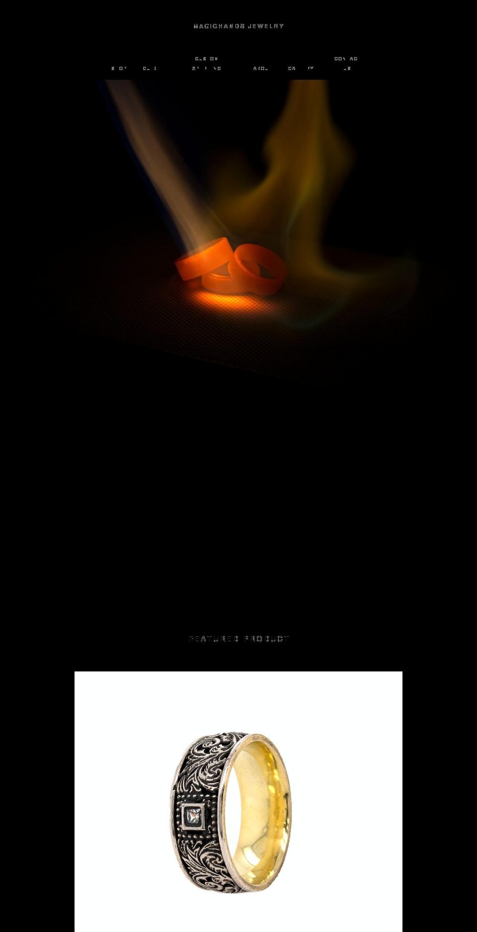 magichandsjewelry.com shopify website screenshot