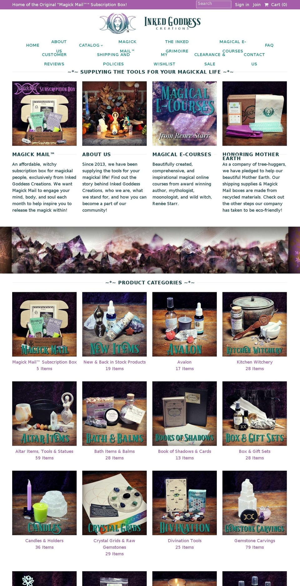 magick-mail.com — Shopify storefront screenshot