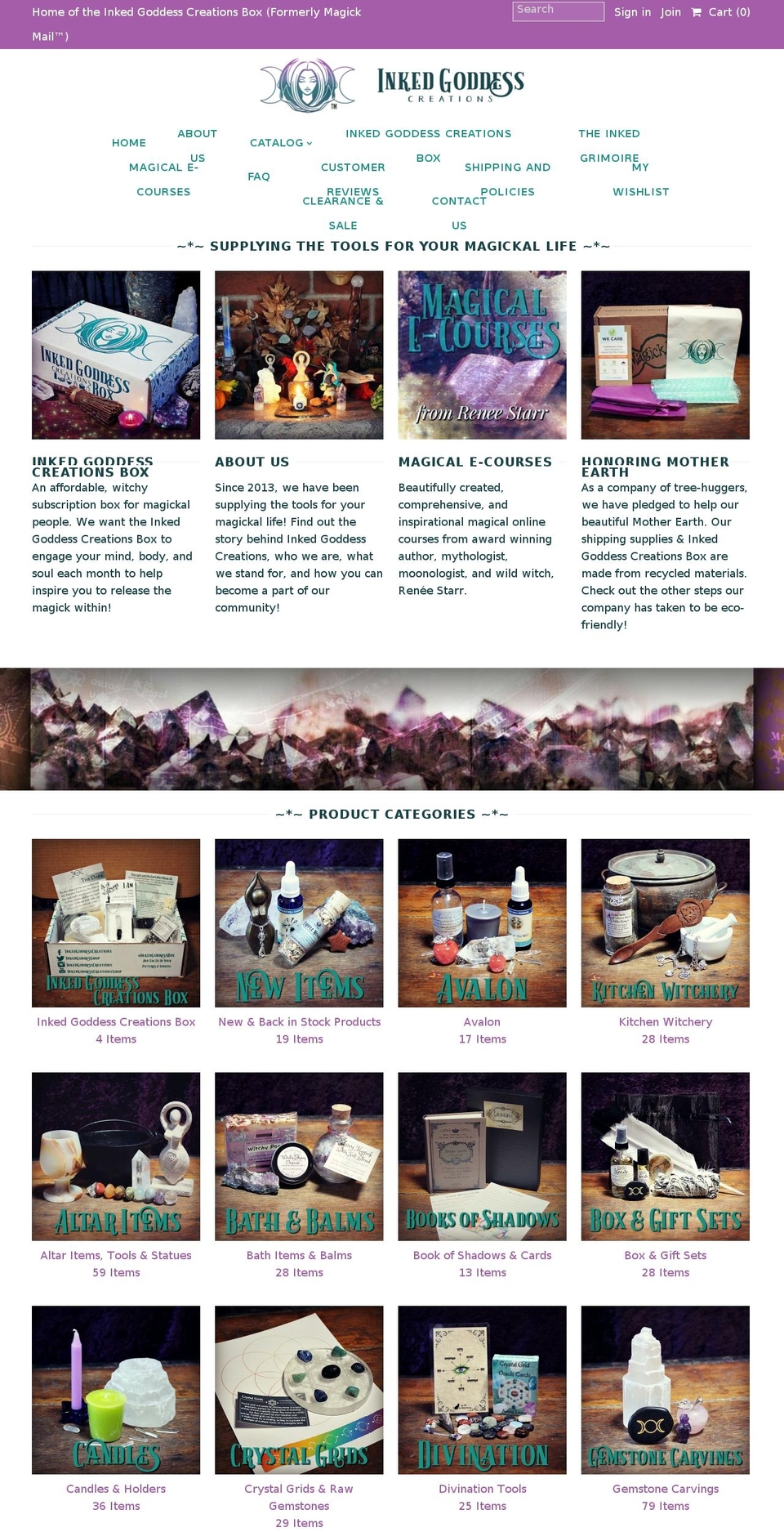 magickwitch.com — Shopify storefront screenshot