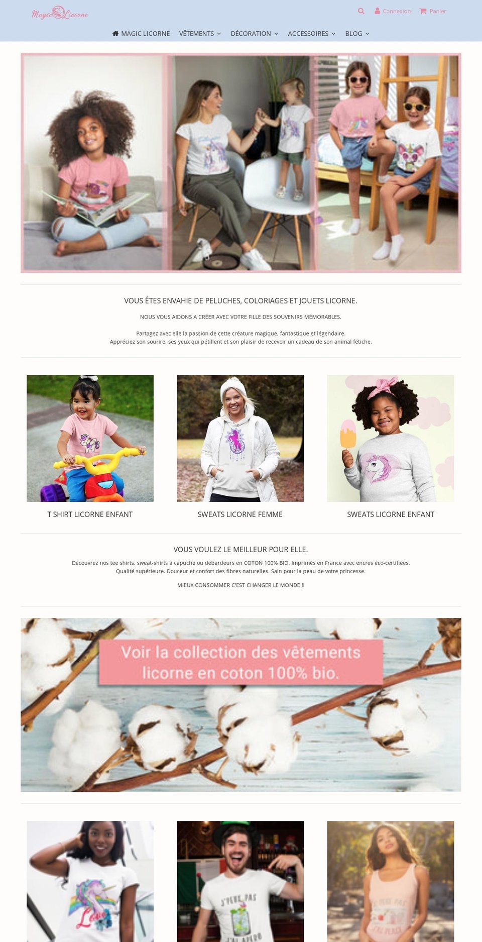 magiclicorne.com shopify website screenshot