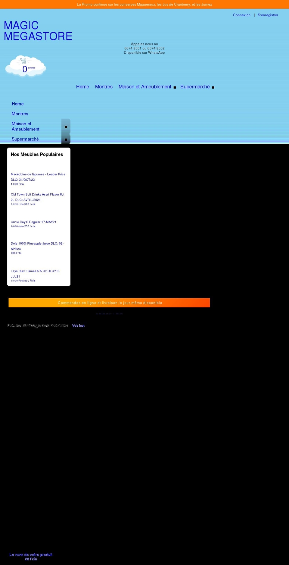 magicmega.com — Shopify storefront screenshot