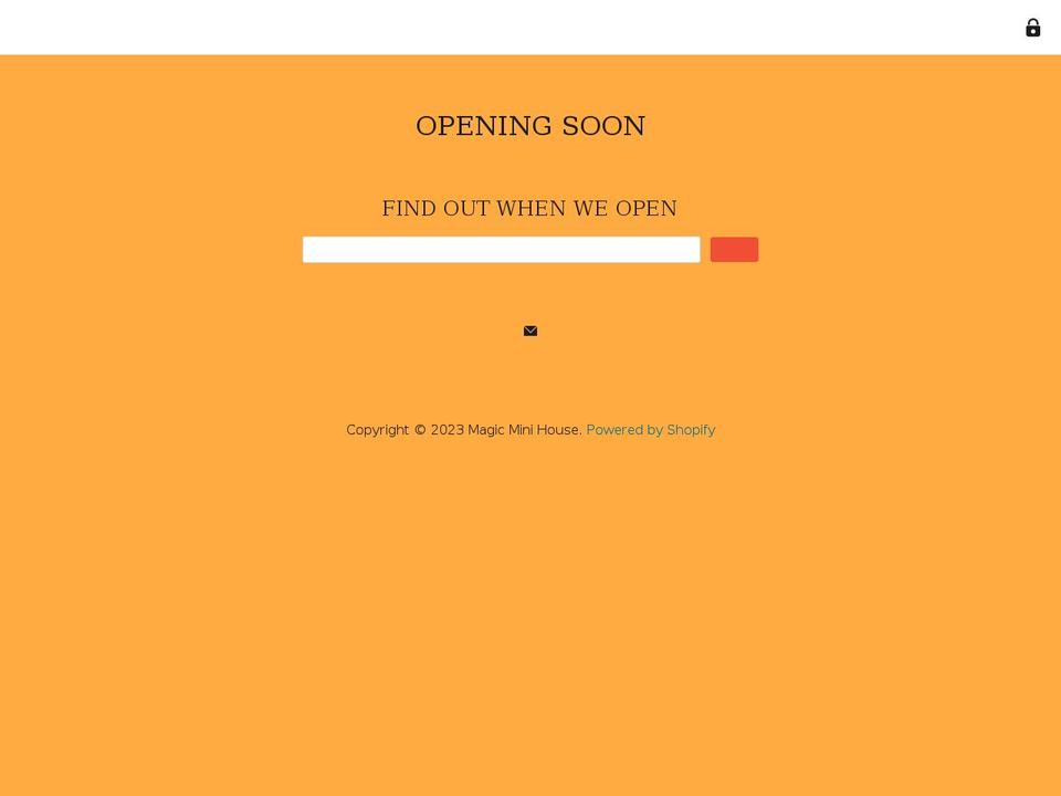 magicminihouse.com shopify website screenshot