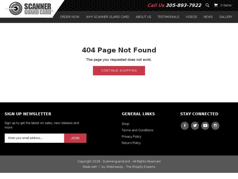 magicmirrorguard.net shopify website screenshot