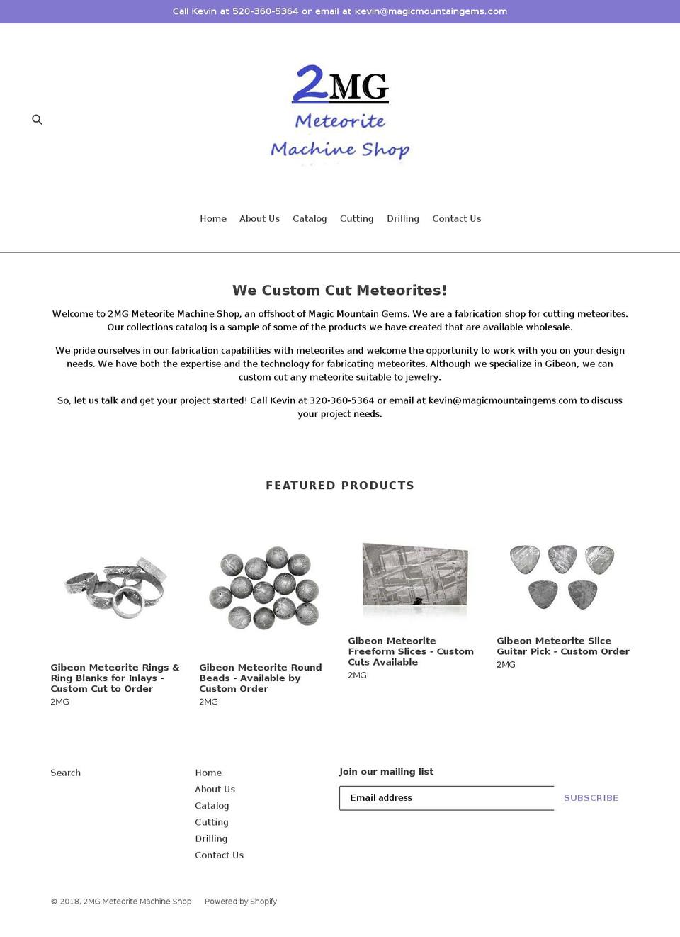 magicmountaingems.com shopify website screenshot