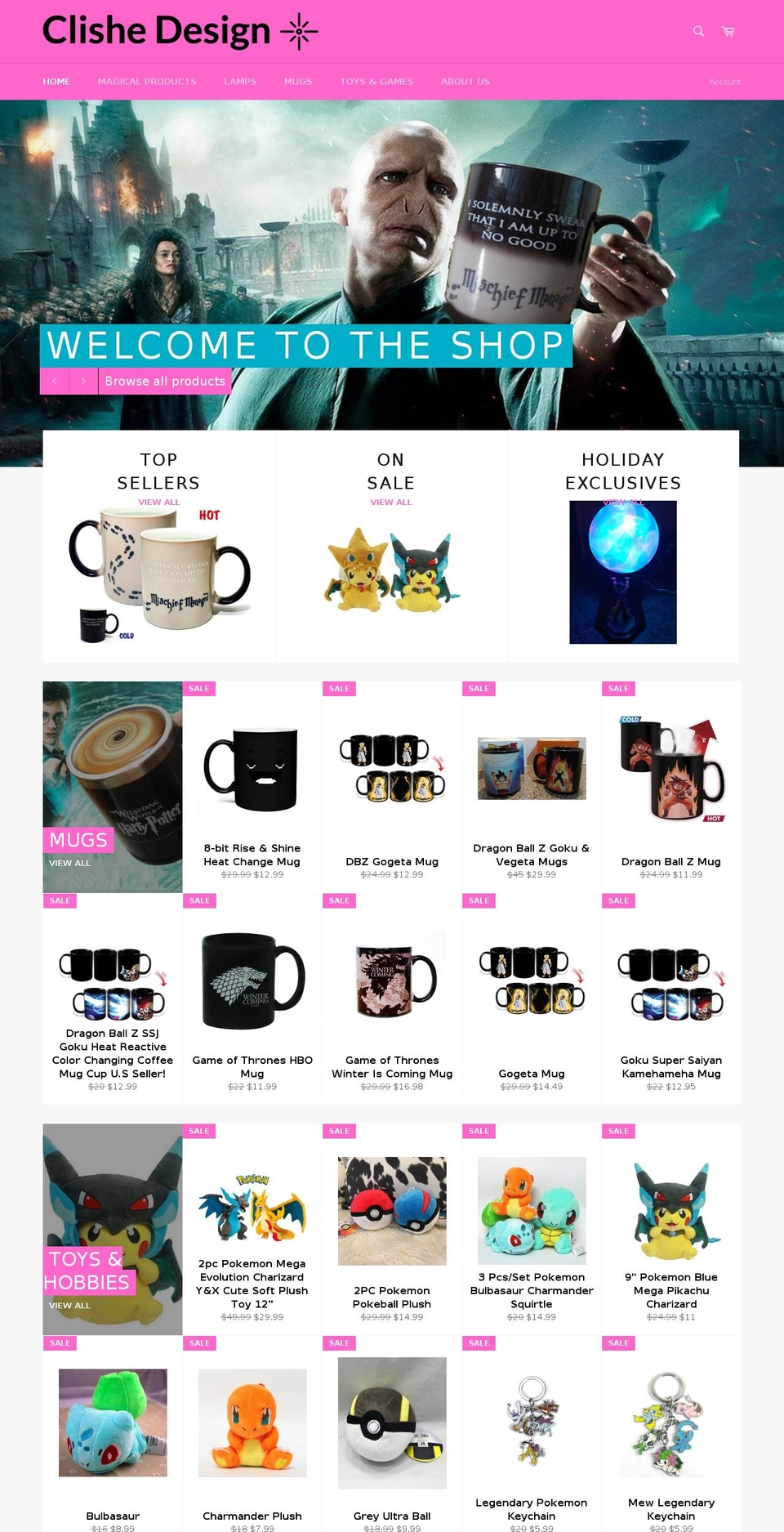 magicmugfactory.com shopify website screenshot