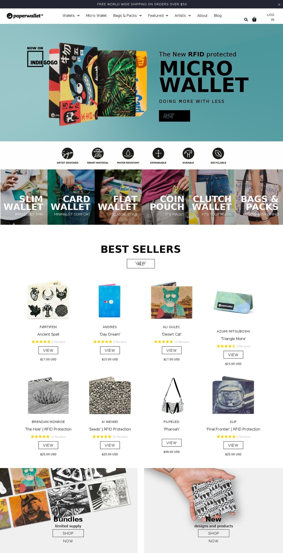 magicoinpouch.com — Shopify storefront screenshot