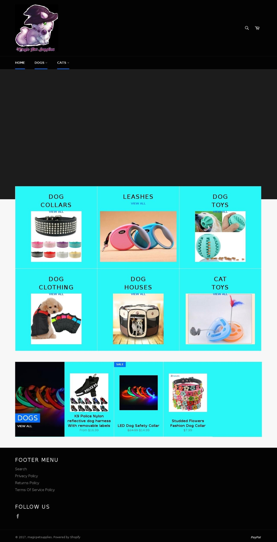 magicpetsupplies.com shopify website screenshot
