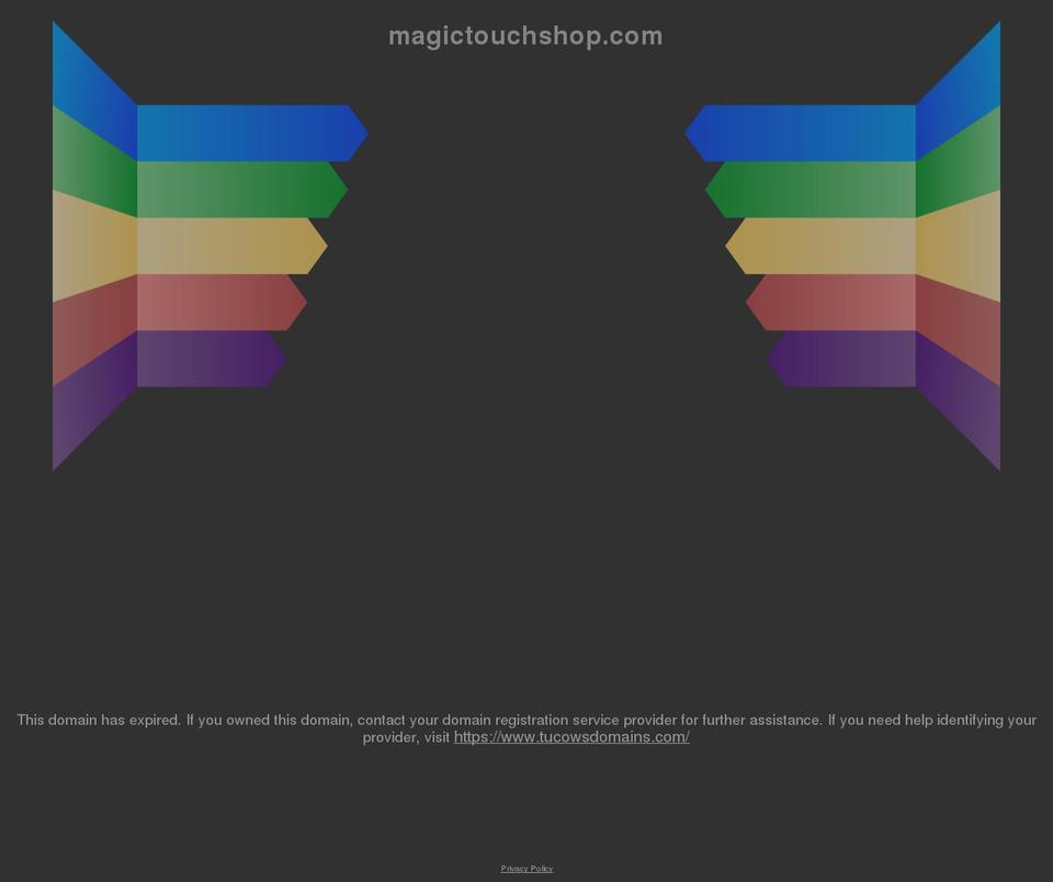 magictouchshop.com shopify website screenshot