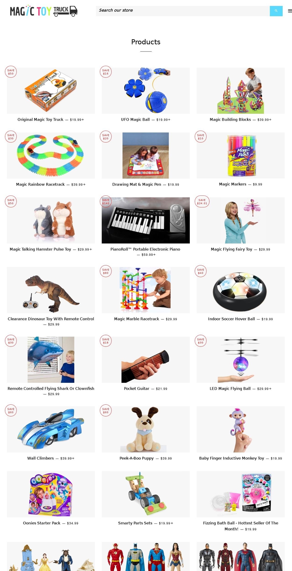 3-grid-new-homepage-layout-24-8-2017 Shopify theme site example magictoytruck.com