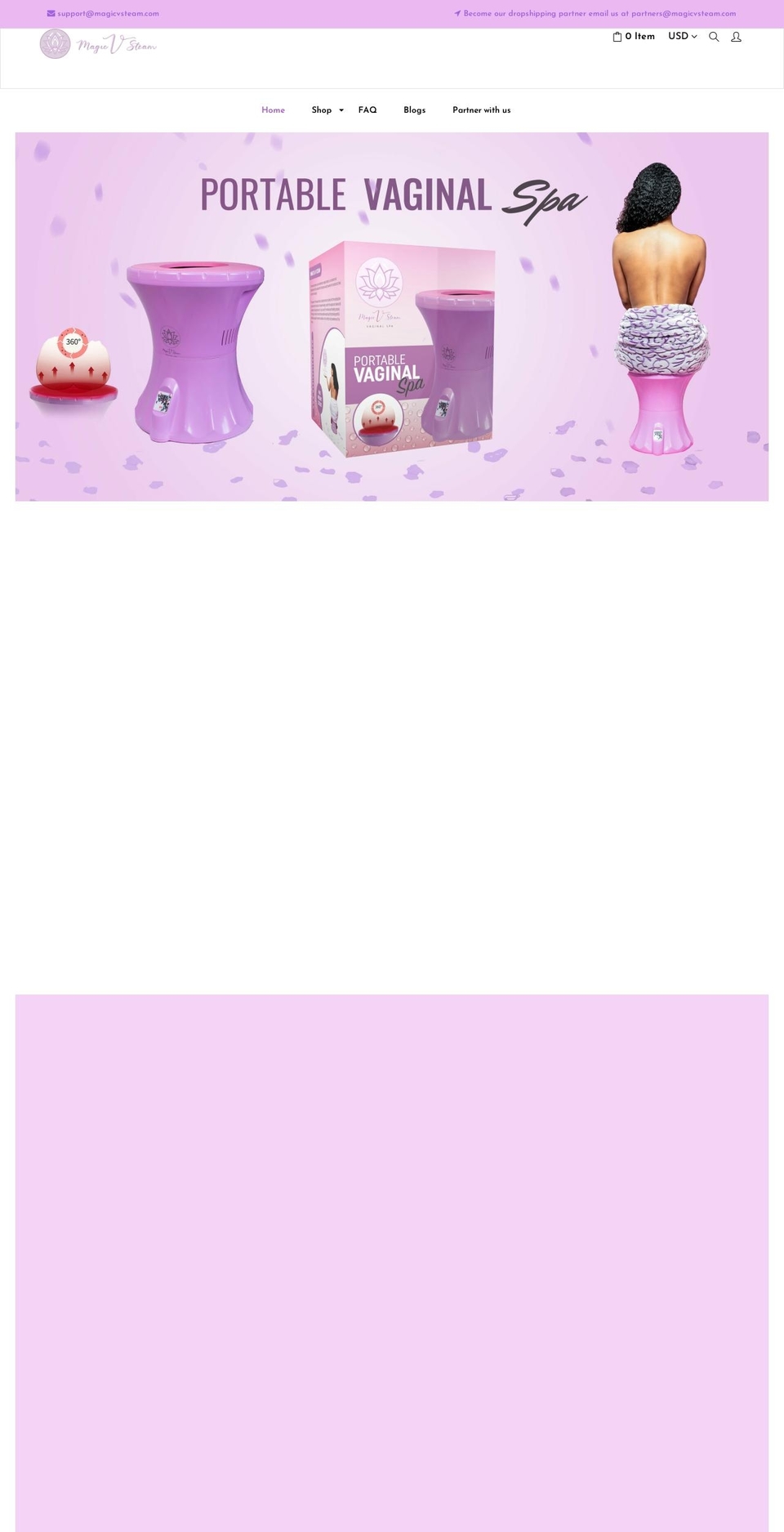 magicvsteam.com shopify website screenshot