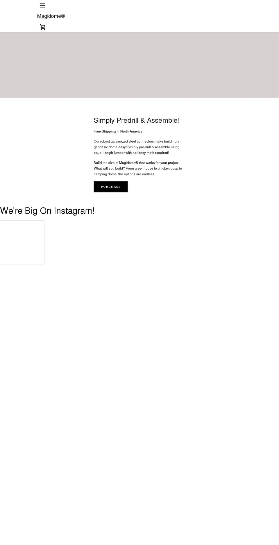 magidome.com shopify website screenshot