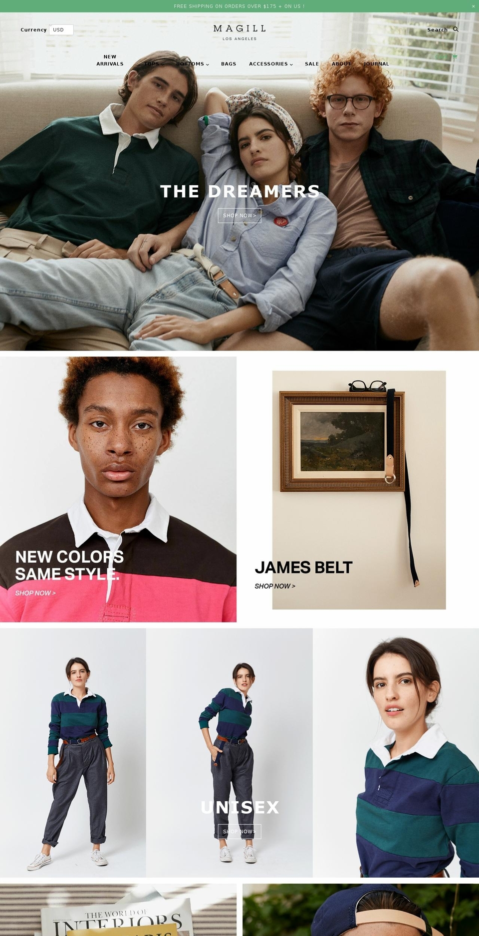 magill-la.com shopify website screenshot