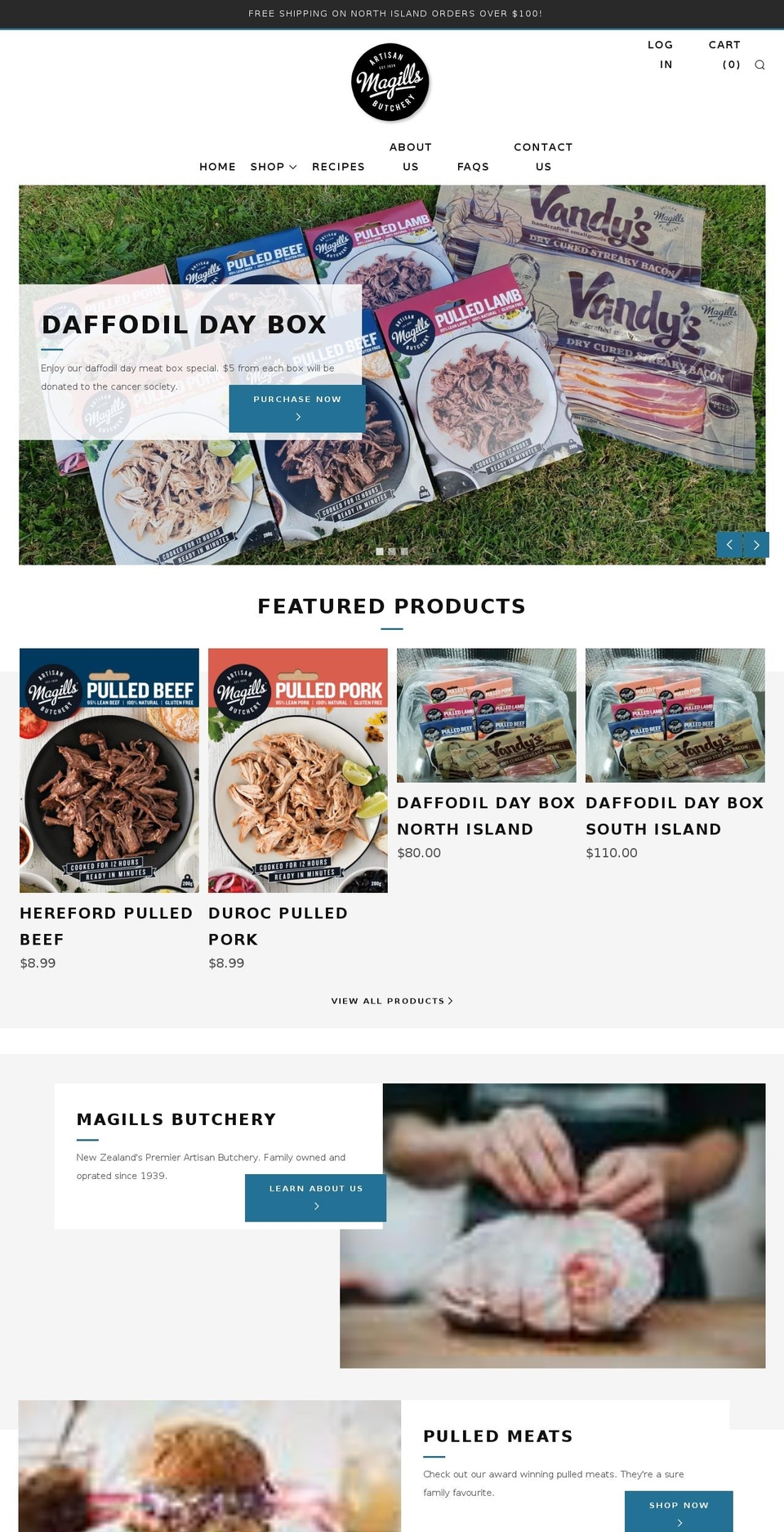 magills.co.nz shopify website screenshot