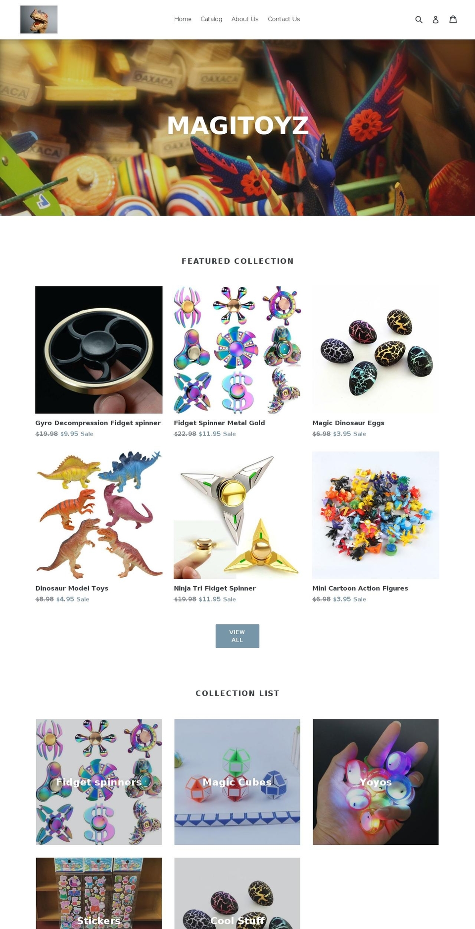 magitoyz.com — Shopify storefront screenshot