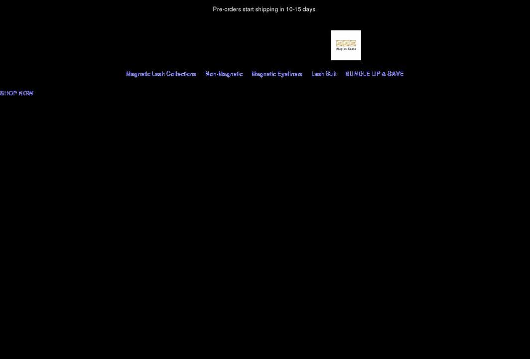 magluxlooks.com shopify website screenshot