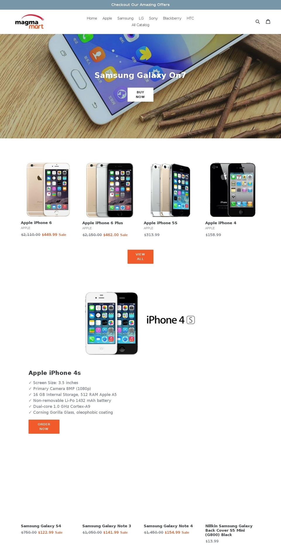 magmamart.com — Shopify storefront screenshot