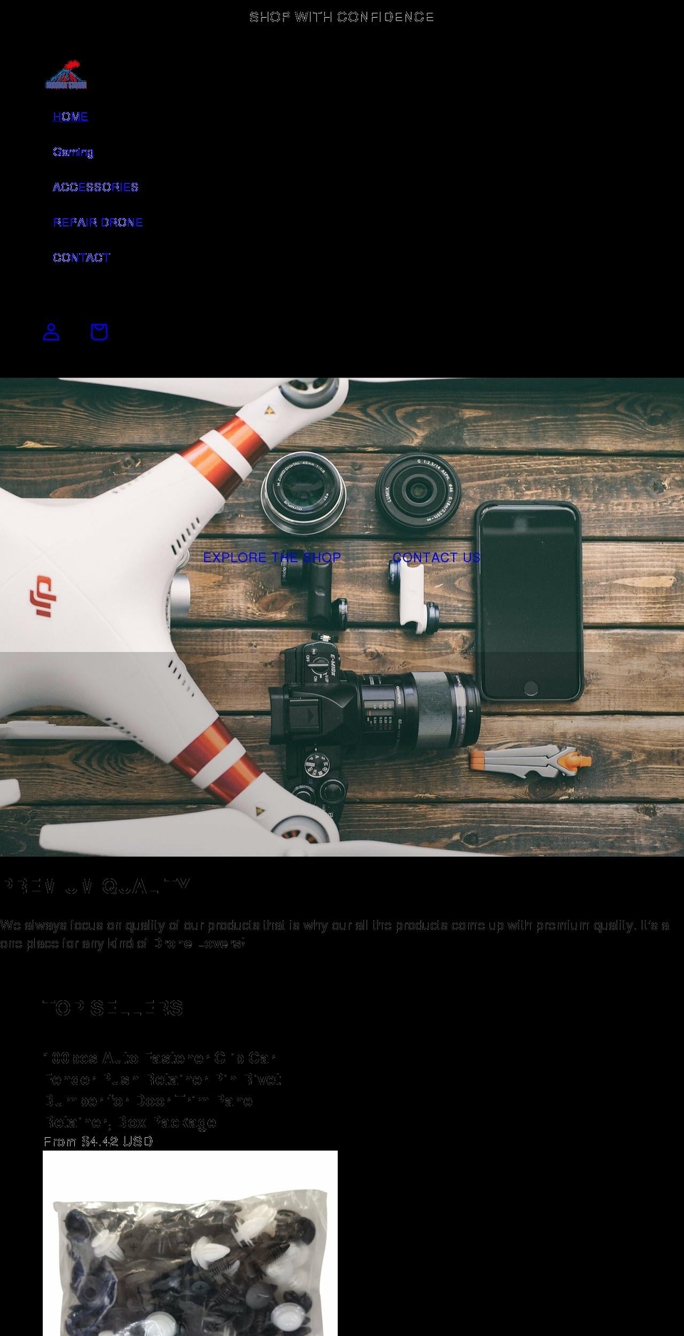 magmastorm.com shopify website screenshot