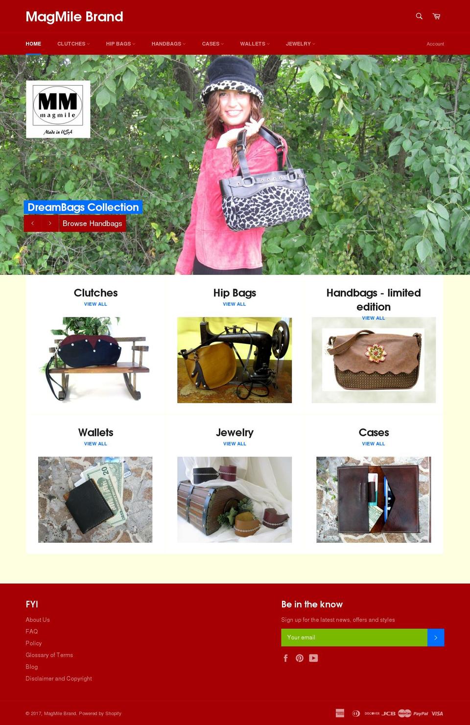 magmilebrand.com shopify website screenshot