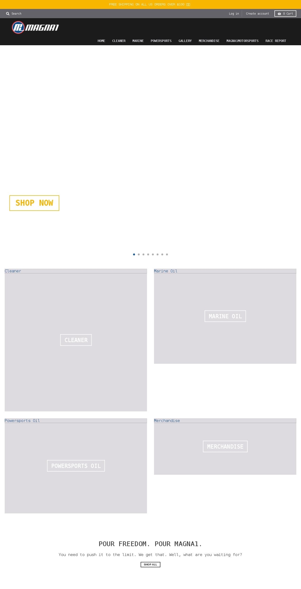 magna1.com shopify website screenshot