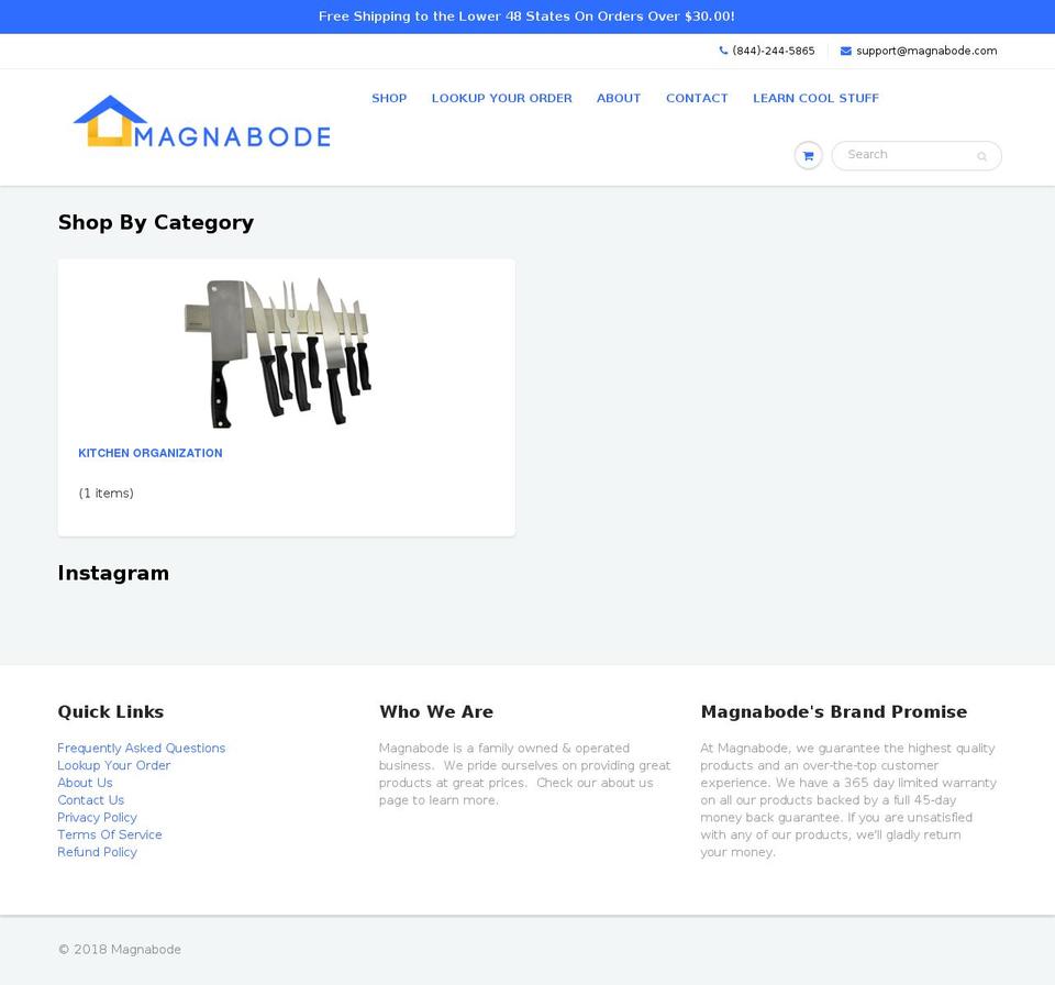 magnabode.com — Shopify storefront screenshot