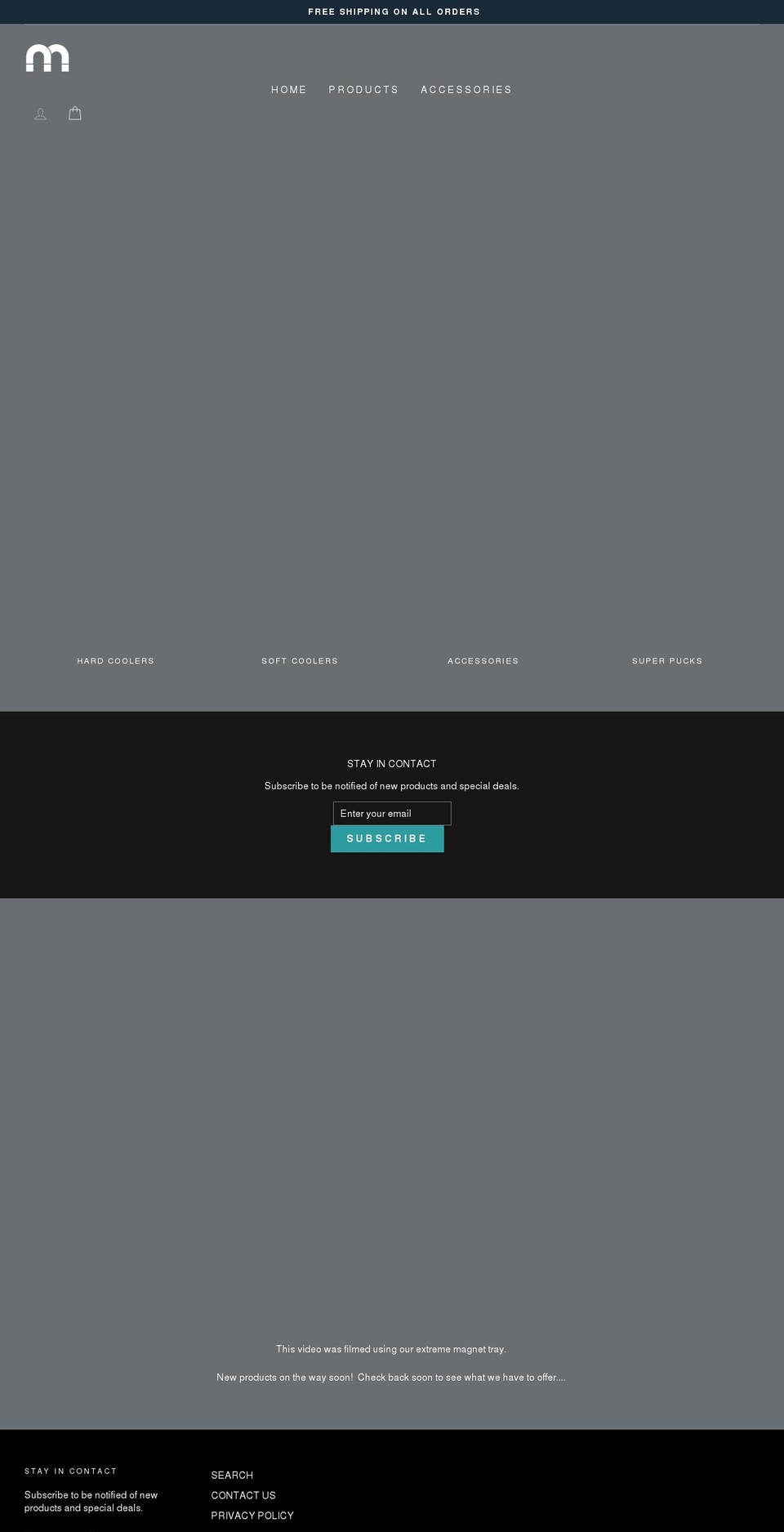 magnacool.com shopify website screenshot