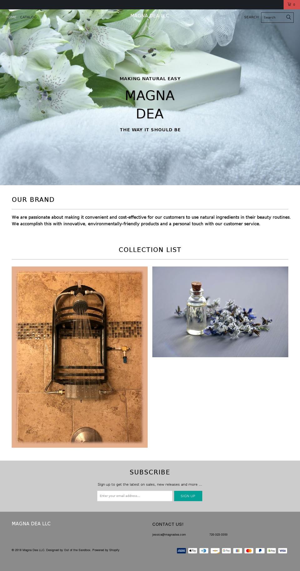 Turbo-portland Shopify theme site example magnadea.com