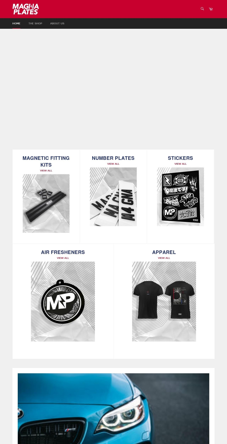 magnaplates.com shopify website screenshot