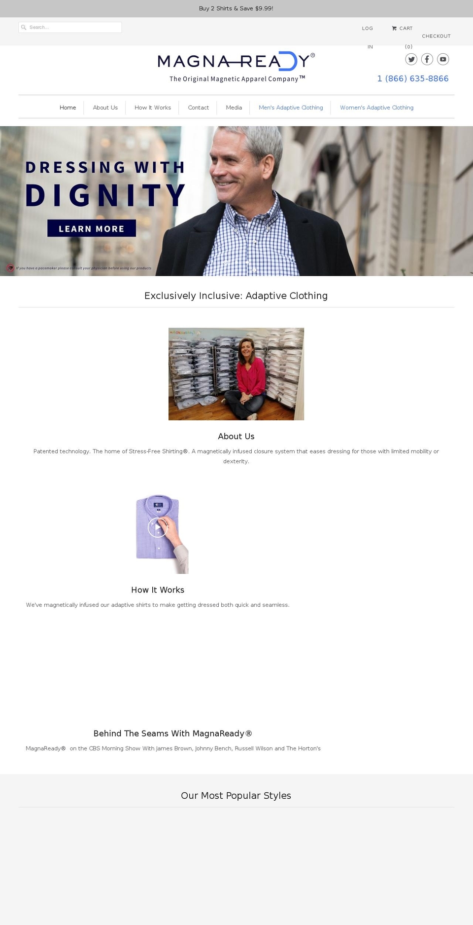 magnaready.com shopify website screenshot