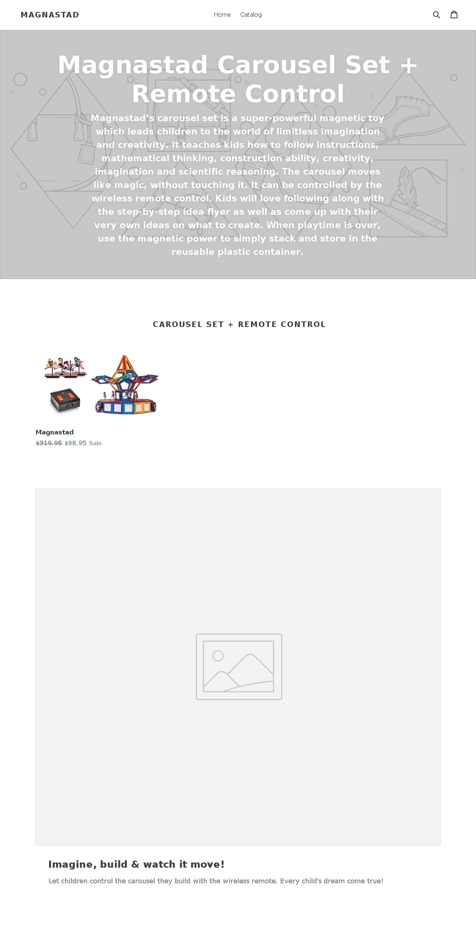 magnastad.com — Shopify storefront screenshot