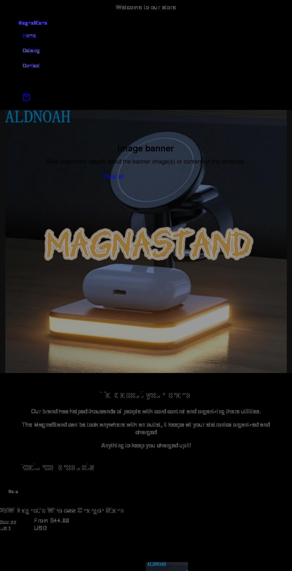 magnastand.com shopify website screenshot