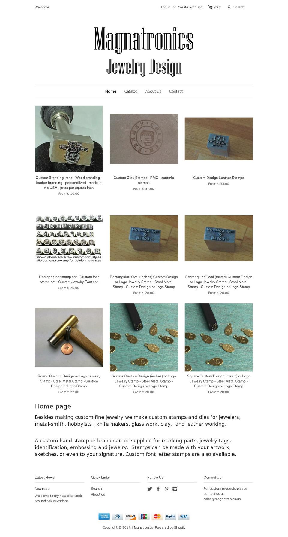 magnatronics.us shopify website screenshot