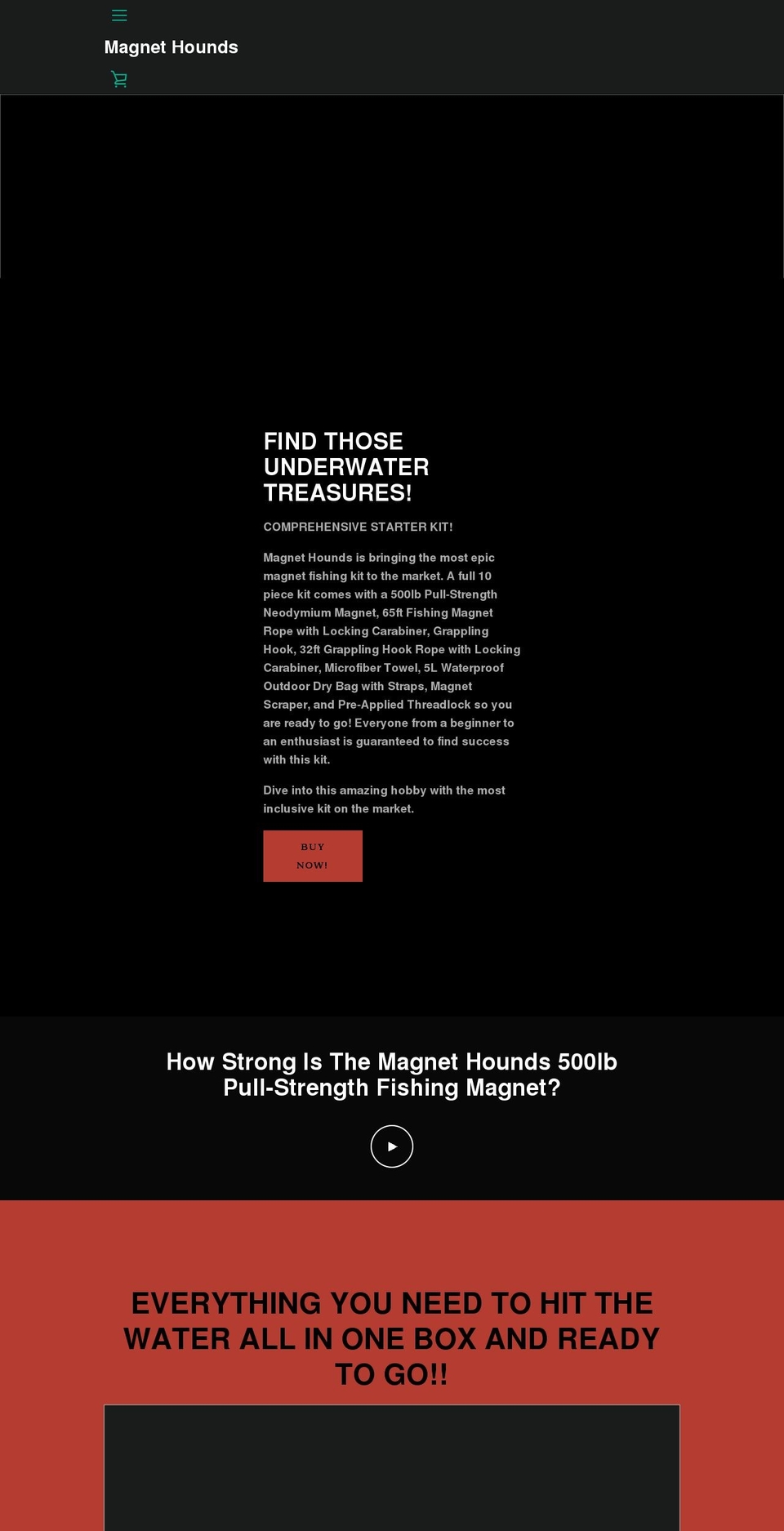 magnethounds.com shopify website screenshot