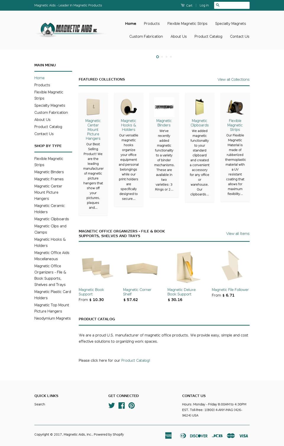magneticaids.com shopify website screenshot