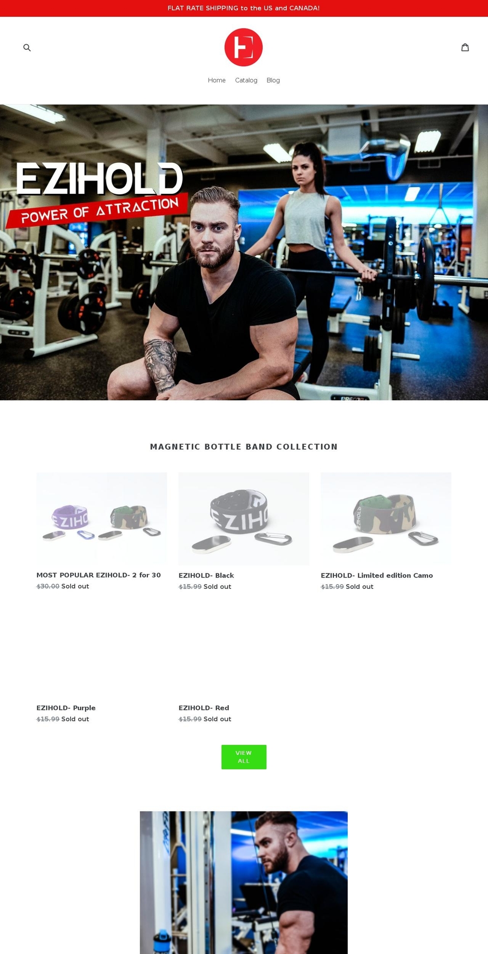 magneticbottleband.com — Shopify storefront screenshot