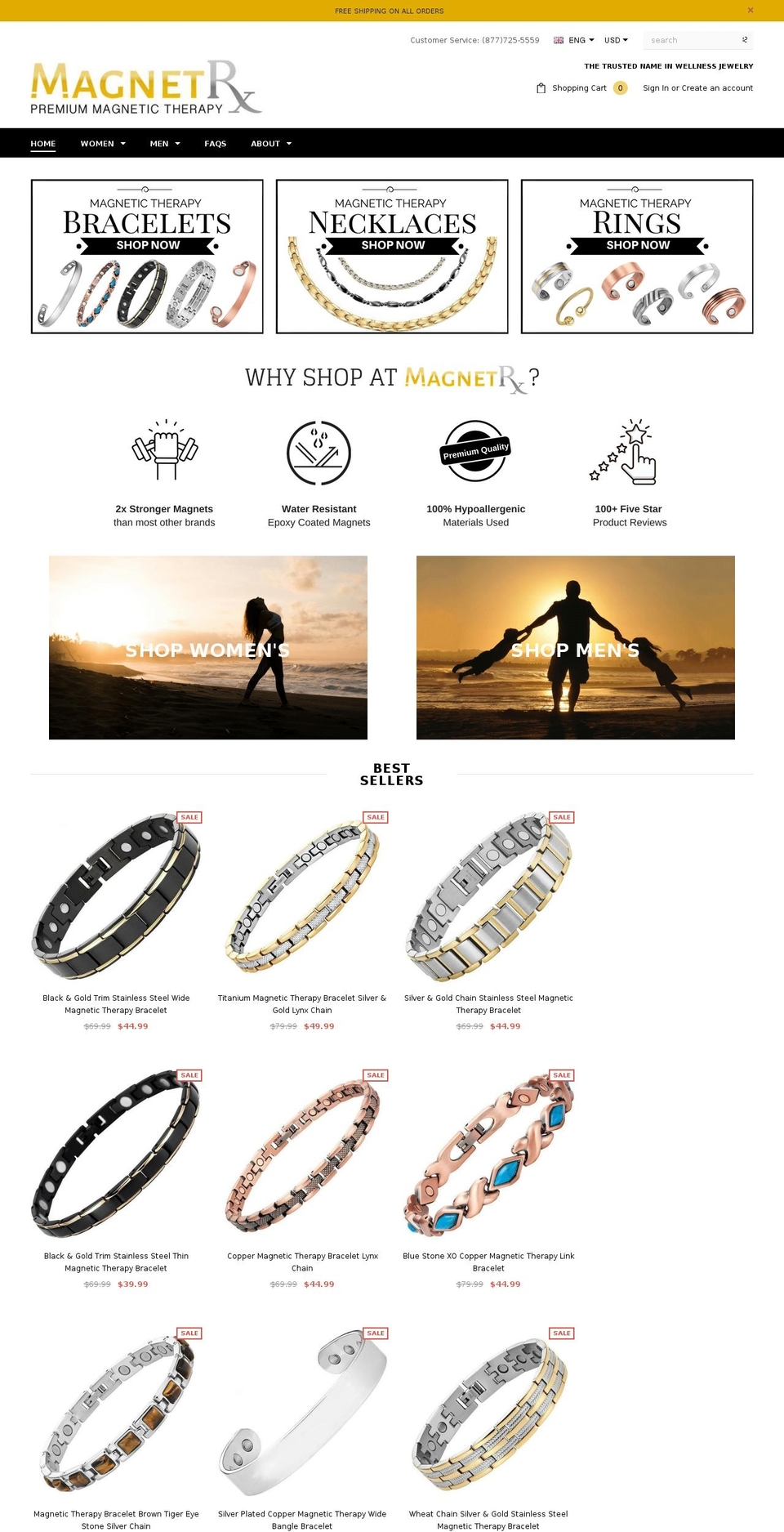 magnetrx.com shopify website screenshot