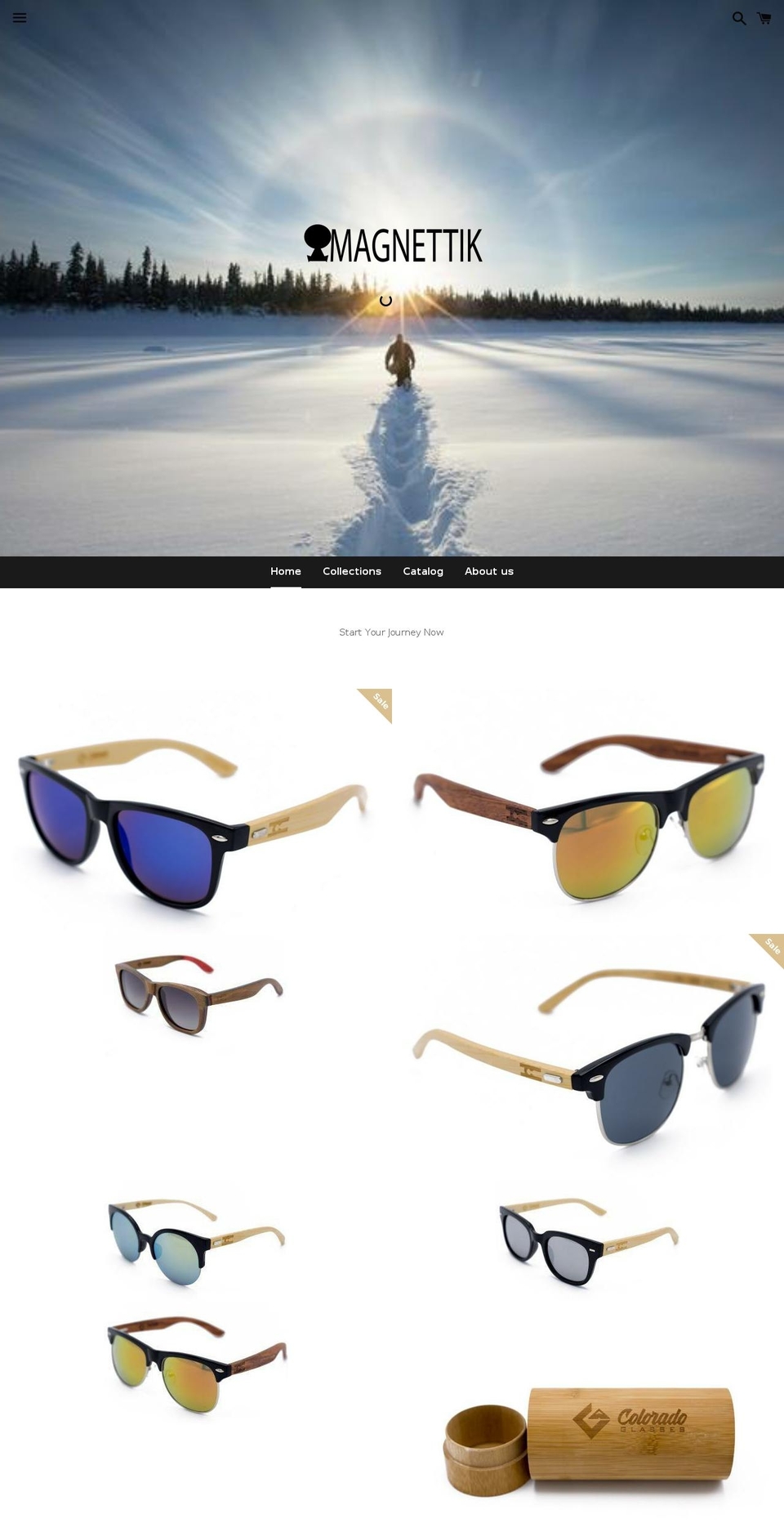 magnettikapparel.com — Shopify storefront screenshot