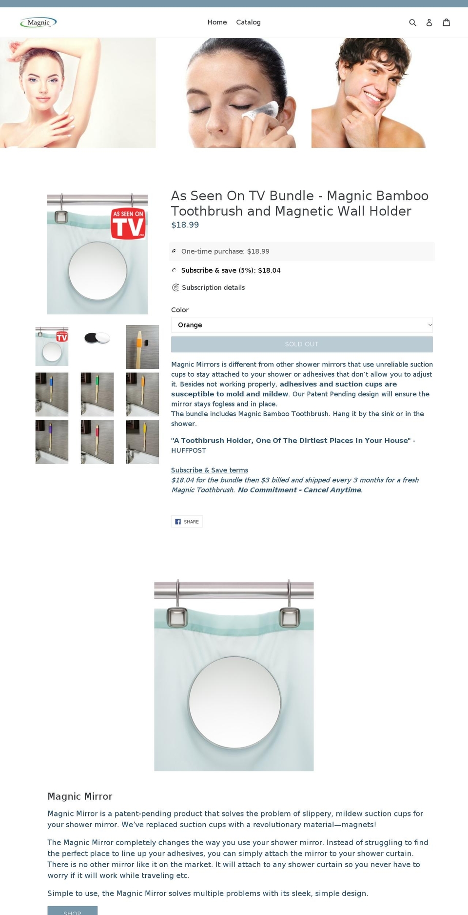 magnichome.com — Shopify storefront screenshot