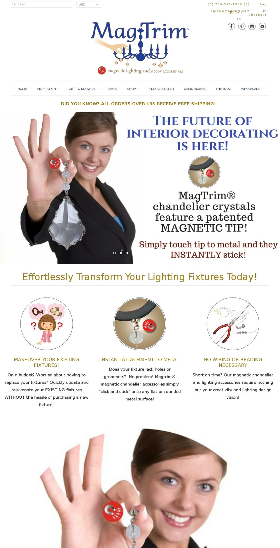 magnificenttrimmings.com shopify website screenshot