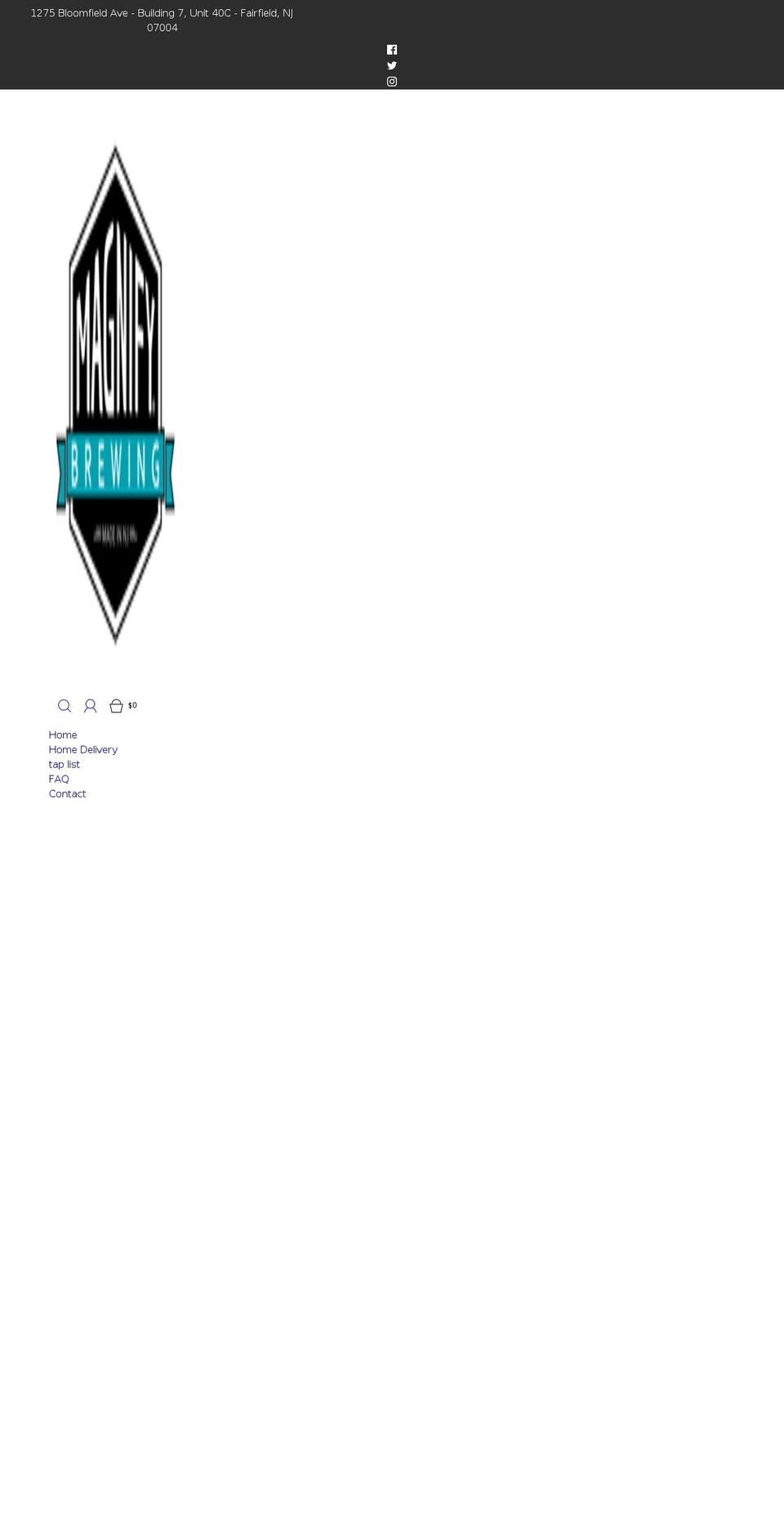magnifybrewing.com shopify website screenshot