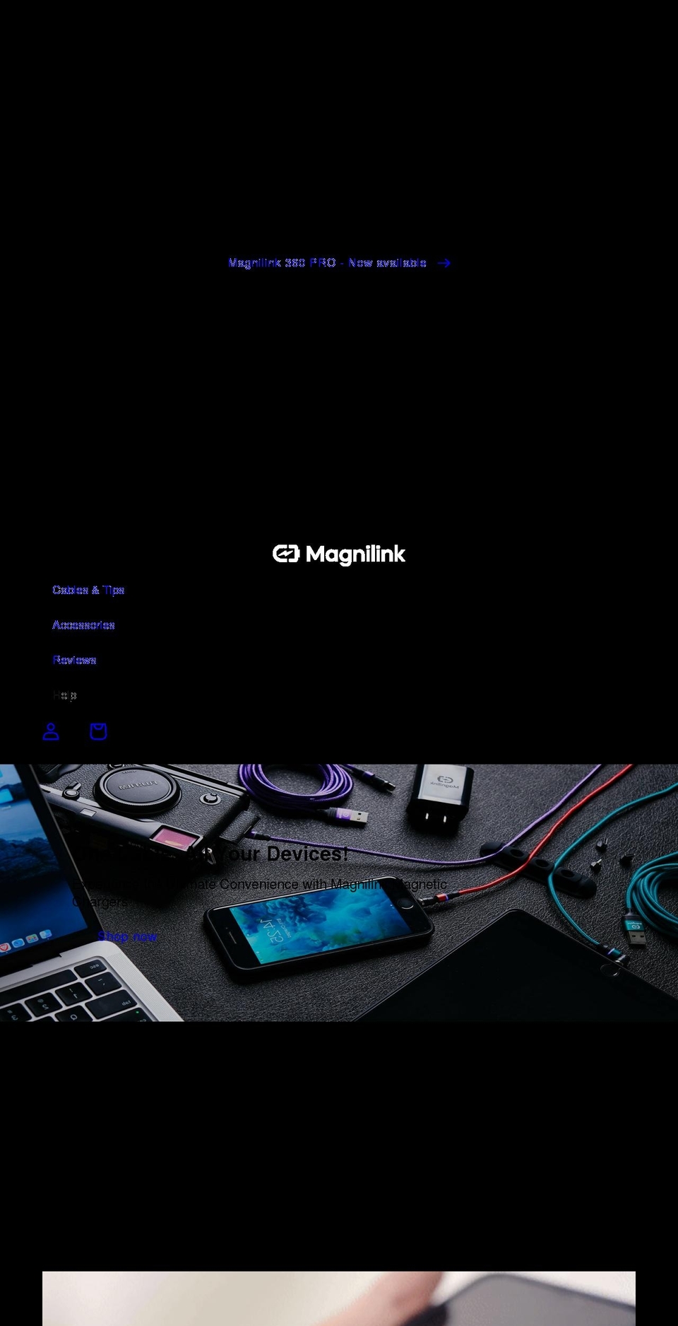 magnilink.uk shopify website screenshot
