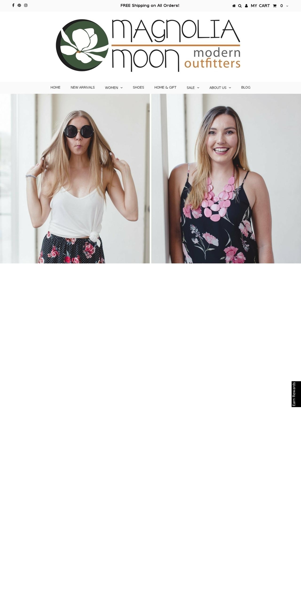 magnolia-moon.com — Shopify storefront screenshot