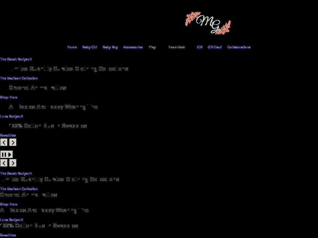 magnoliagracebabies.com shopify website screenshot