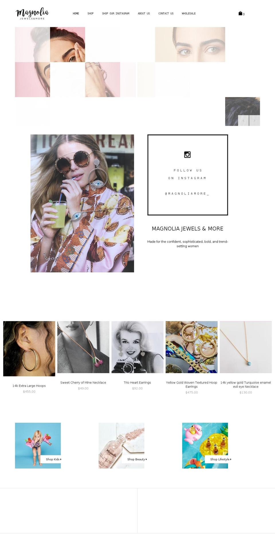 index1 Shopify theme site example magnoliamore.com