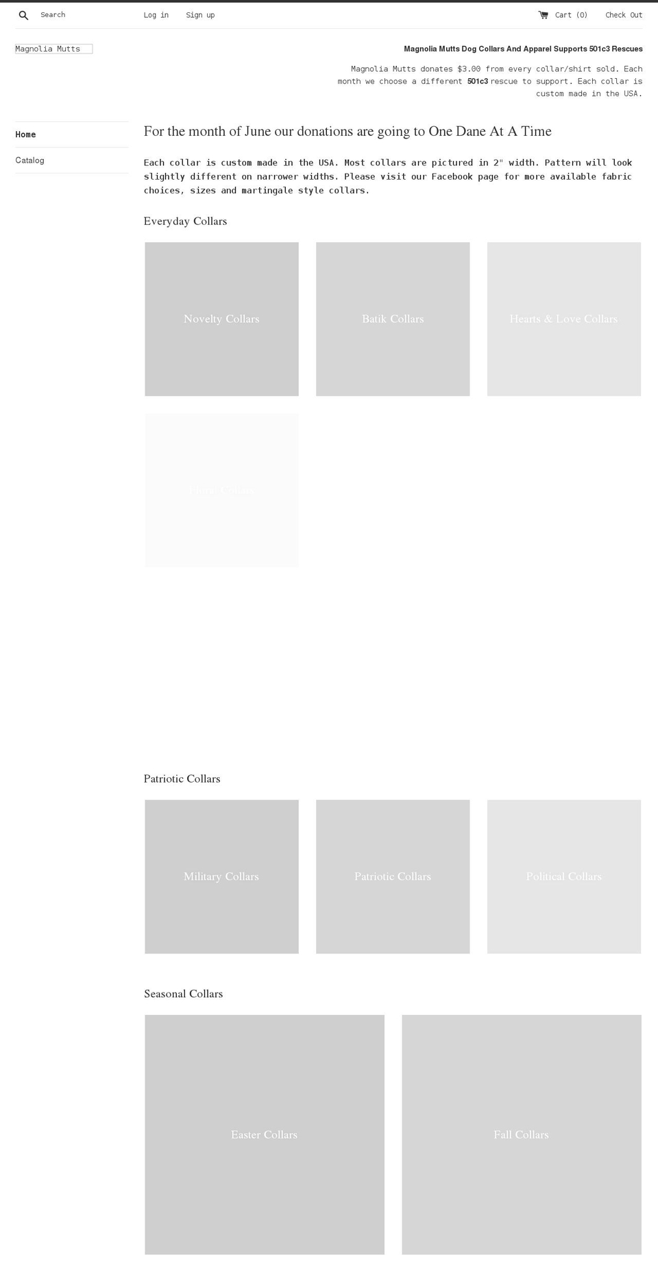 magnoliamutts.com shopify website screenshot