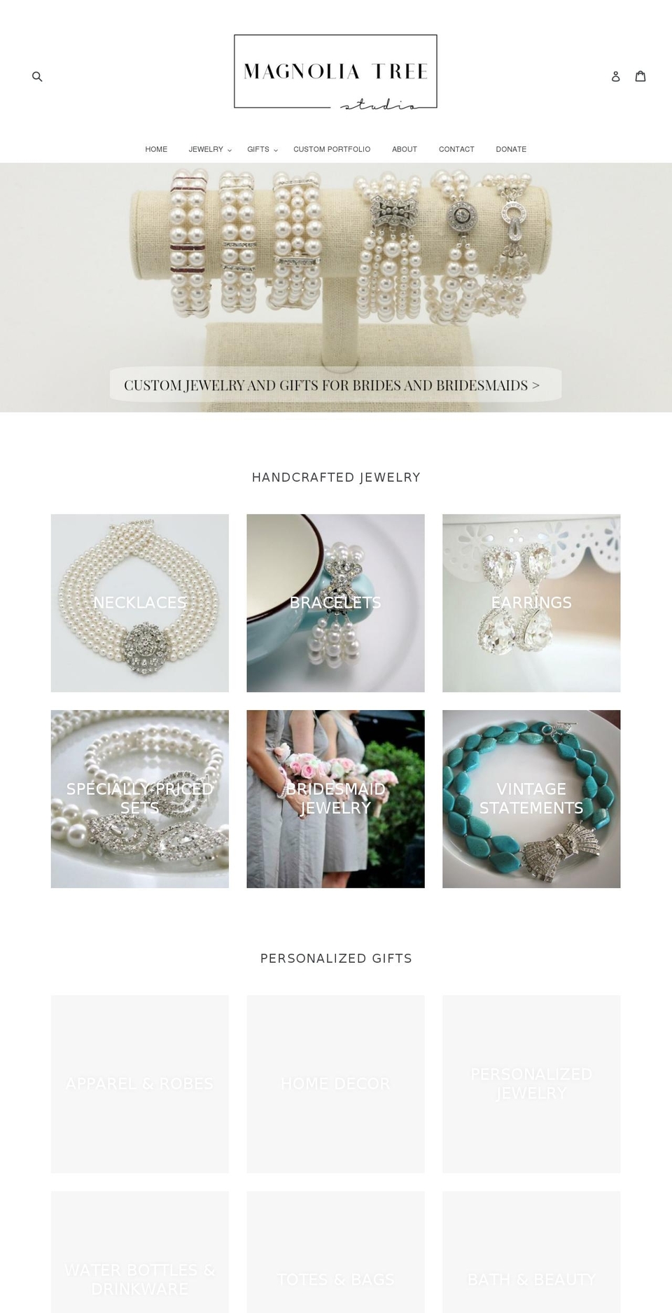 magnoliatreestudio.com — Shopify storefront screenshot