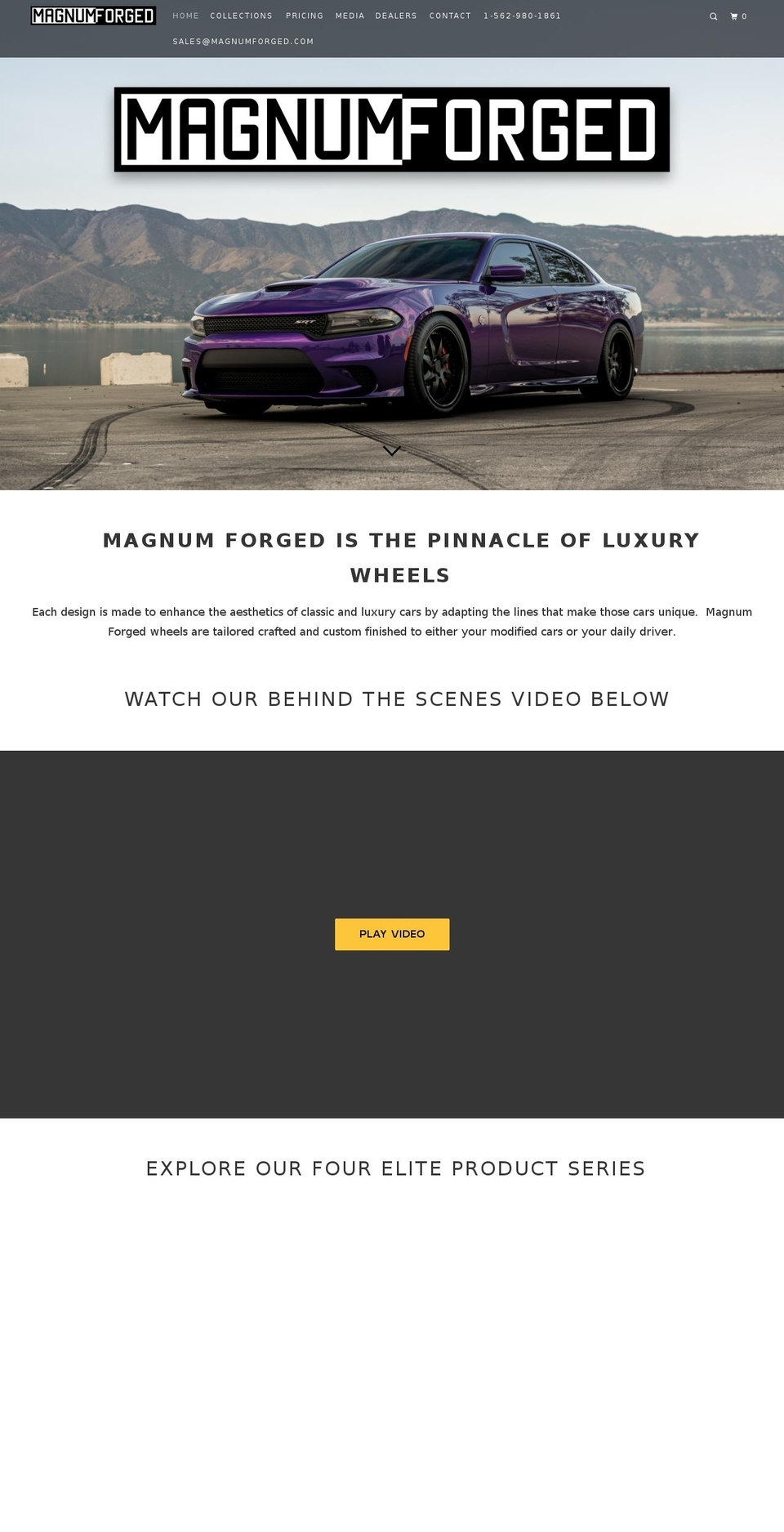 magnumforged.com — Shopify storefront screenshot